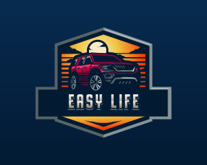 SUV Car Automotive logo design