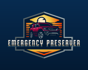 SUV Car Automotive logo design