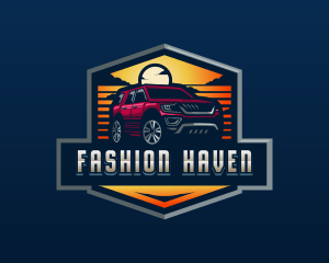 SUV Car Automotive logo design