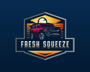 SUV Car Automotive logo design