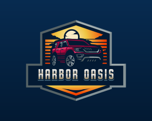 SUV Car Automotive logo design