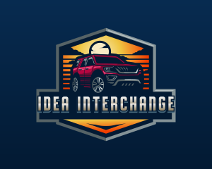 SUV Car Automotive logo design