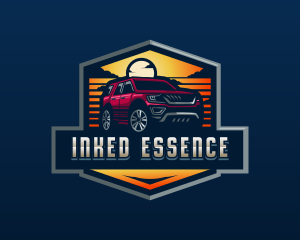 SUV Car Automotive logo design