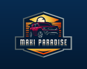 SUV Car Automotive logo design