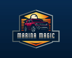 SUV Car Automotive logo design