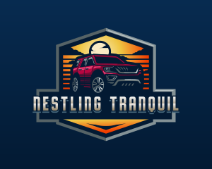 SUV Car Automotive logo design