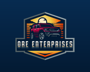 SUV Car Automotive logo design