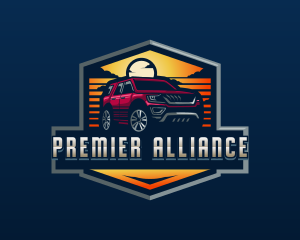 SUV Car Automotive logo design