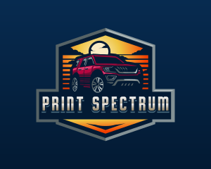 SUV Car Automotive logo design