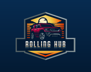 SUV Car Automotive logo design