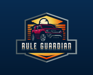 SUV Car Automotive logo design