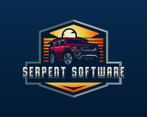 SUV Car Automotive logo design