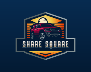 SUV Car Automotive logo design