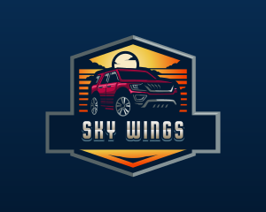 SUV Car Automotive logo design