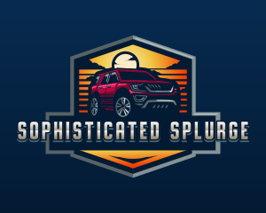 SUV Car Automotive logo design