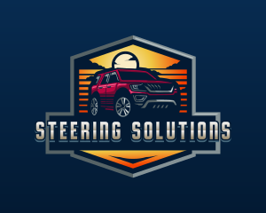 SUV Car Automotive logo design