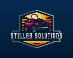 SUV Car Automotive logo design