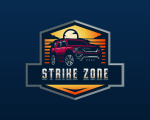 SUV Car Automotive logo design