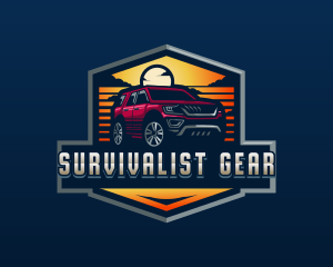 SUV Car Automotive logo design