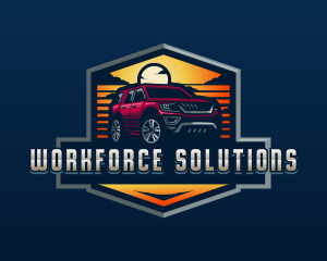 SUV Car Automotive logo design