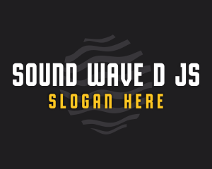 Modern Business Waves logo design