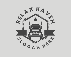 Transport Cargo Truck  logo