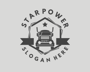 Transport Cargo Truck  logo design