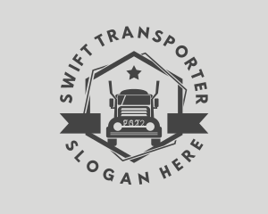 Transport Cargo Truck  logo