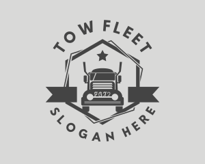 Transport Cargo Truck  logo design