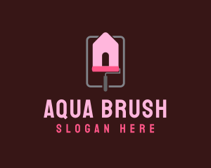 Roller Brush House Painter logo design