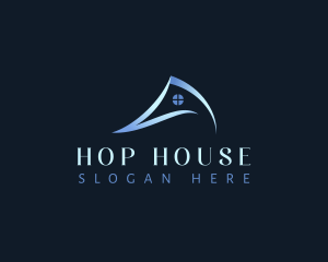 House Roofing Residence logo design