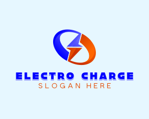 Lightning Bolt Electricity logo design