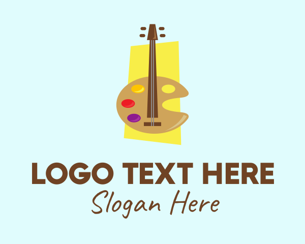 Guitar logo example 2