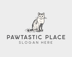 Vintage Cat Pet logo