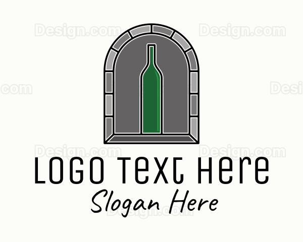 Wine Bottle Cellar Logo