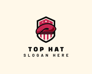 Military Beret Hat logo design