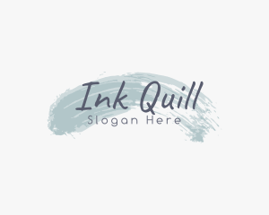 Ink Brush Beauty logo design