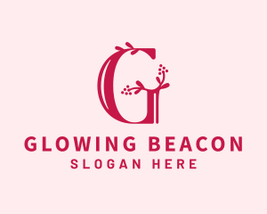 Floristry Letter G logo design