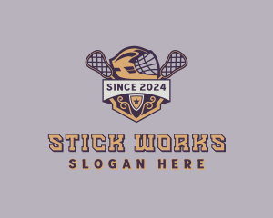 Lacrosse Varsity League logo design