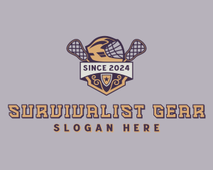 Lacrosse Varsity League logo design