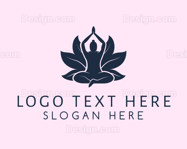 Yoga Wellness Lotus Logo