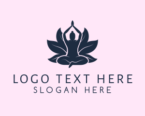 Yoga Wellness Lotus logo