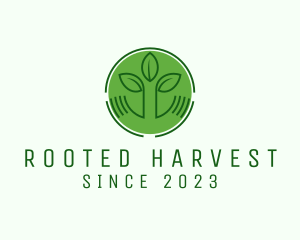 Tree Hand Agriculture  logo design