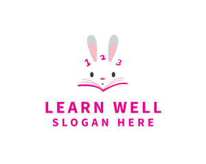 Early Learning Rabbit  logo design