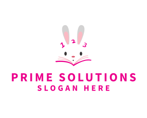 Early Learning Rabbit  logo design