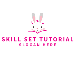 Early Learning Rabbit  logo design