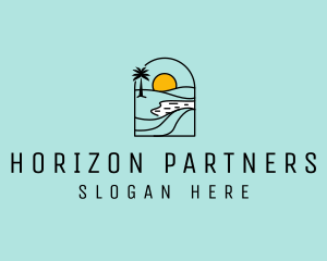 Mirage Horizon Travel Sun logo