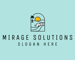 Mirage Horizon Travel Sun logo