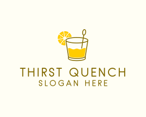 Lemon Cocktail Drink logo