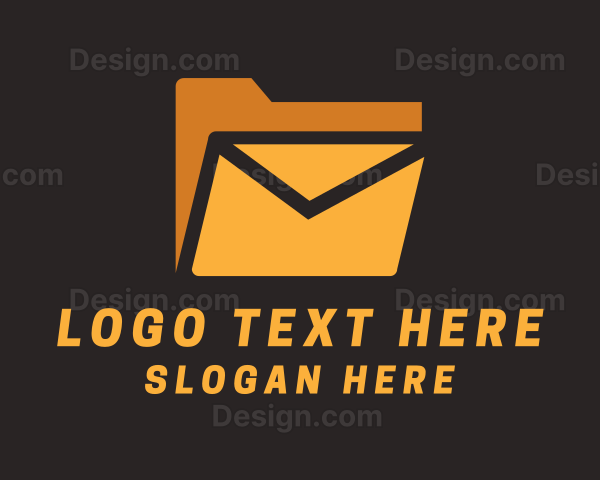 Mail Envelope Folder Logo